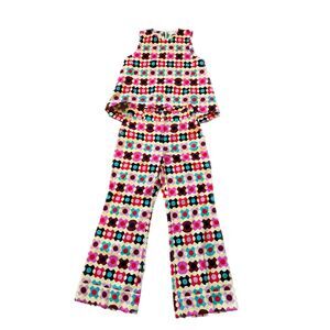 La DoubleJ Groovy Dot Giallo Set - Sz. Small La Scala Top & Hendrix Pants